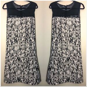 Lane Bryant white dress with black mesh 20